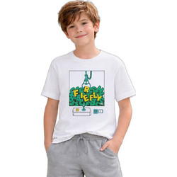 Firefly Παιδικό T-Shirt Κοντομάνικο Λευκό Πράσινο FBT26216-0001