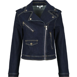 Morgan Γυναικείο Μπουφάν Τζιν Κοντό Navy Μπλε 261-VSOUBIA-EXTRA-BRUT