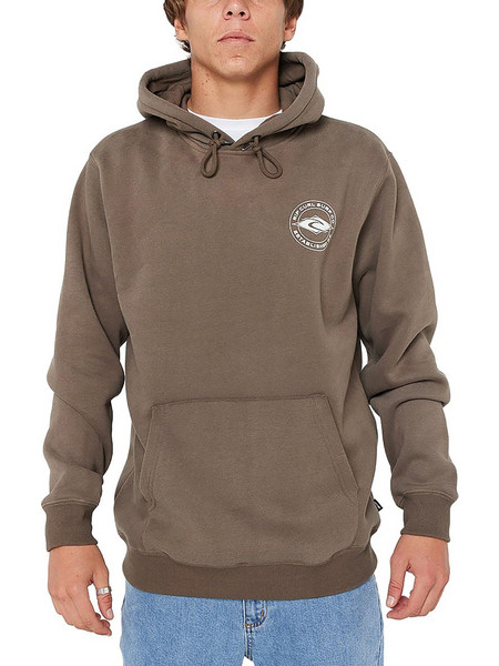 Rip Curl Ανδρικό Φούτερ με Κουκούλα & Τσέπες Καφέ 095MFL-2135