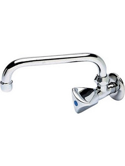Fiore Classic Line 24CR0322 Μπαταρία Κουζίνας Τοίχου Μονής Παροχής Inox