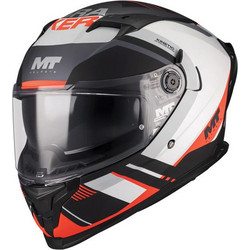 MT Braker SV Inception B5 Black White Orange Κράνος Μηχανής Full Face 1650gr