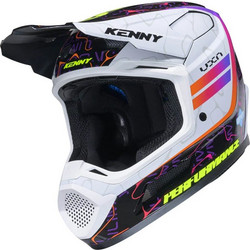 Kenny MX Performance Graphic+ Wave Black White Κράνος Μηχανής Motocross 1250gr