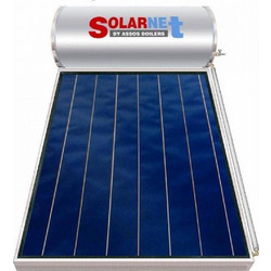 Assos Solarnet Ηλιακός Θερμοσίφωνας 200lt 2.62m² Glass Διπλής Ενέργειας