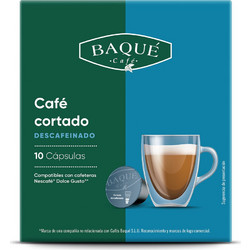Caf?s Baqu? Κάψουλες Decafeine Cortado Συμβατές με Μηχανή Dolce Gusto 10τμχ