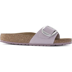 Birkenstock Madrid Big Buckle Δερμάτινα Γυναικεία Σανδάλια Ανατομικά Λιλά 1023395