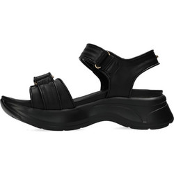 Mexx Δερμάτινα Γυναικεία Σανδάλια Μαύρα MI001602061W-1000