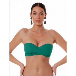 Bluepoint Bikini Top Strapless με Ενίσχυση Πράσινο 26066093-PR