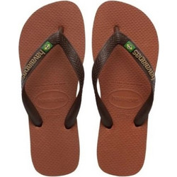 Havaianas Ανδρικές Σαγιονάρες Αντιολισθητικές Καφέ 4110850-2815