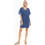 Pink Label Mini Καλοκαιρινό Καθημερινό Φόρεμα Navy Μπλε B539