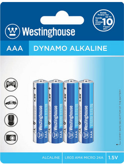 Westinghouse Dynamo Alkaline AAA 4τμχ