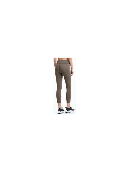 Walk Γυναικείο Κολάν 7/8 Ψηλόμεσο Χακί W909-24
