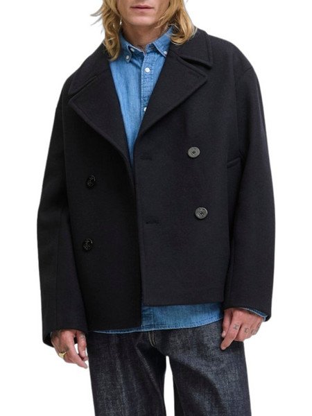 Jack & Jones Ανδρικό Ημίπαλτο Υφασμάτινο Navy Μπλε 12282058