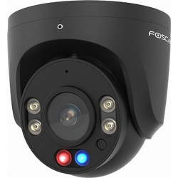 Foscam W5EP IP Κάμερα Ασφαλείας 5MP 3K 3mm Αδιάβροχη Νυκτός με Αμφίδρομη Επικοινωνία Μαύρη