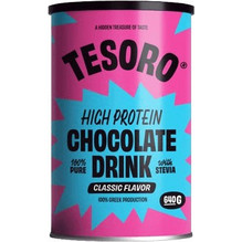 Tesoro High Protein Chocolate Drink Classic Πρωτεΐνη Ορού Γάλακτος 640gr