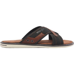 Wrangler Δερμάτινα Ανδρικά Σανδάλια Καφέ 20261065-25Y