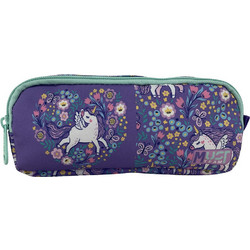Must Unicorn Κασετίνα Βαρελάκι με 2 Θήκες Μωβ 587641