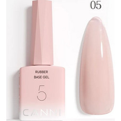 Canni Colorful 05 Rubber Base Ημιμόνιμο Βερνίκι Νυχιών 9ml