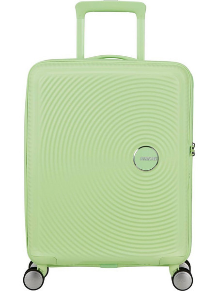 American Tourister Soundbox Bass 88472-A938 Βαλίτσα Καμπίνας 55x40x23cm με 4 Ρόδες Πράσινη