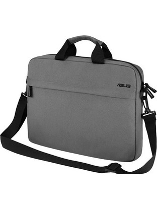 Asus AC1600 Αδιάβροχη Τσάντα Laptop Ώμου 15.6" Grey 90XB0A60-BSL000
