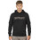 Double Ανδρικό Φούτερ Fleece με Κουκούλα & Τσέπες Μαύρο 252MTOP-1078