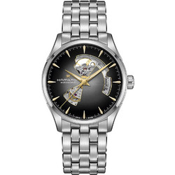 Hamilton Jazzmaster Ανδρικό Ρολόι Αυτόματο με Ασημί Μεταλλικό Μπρασελέ H32705180