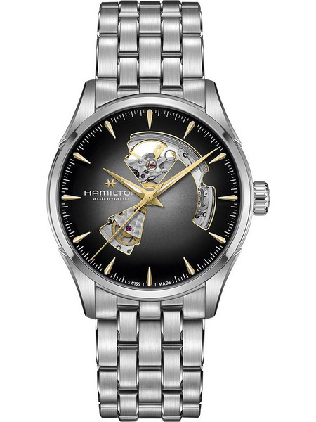 Hamilton Jazzmaster Ανδρικό Ρολόι Αυτόματο με Ασημί Μεταλλικό Μπρασελέ H32705180