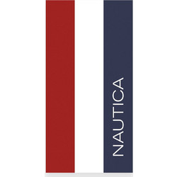 Nautica Way Up Πετσέτα Θαλάσσης Μπλε Κόκκινη 80x160cm 040206