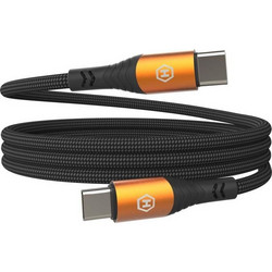 Hammer N68102 Magnetic Braided USB-C to USB-C 100W 1m Black