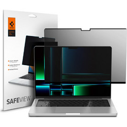 Spigen AFL06158 Προστασία Οθόνης Laptop Privacy Tempered Glass για Apple MacBook Pro M3 2024/M2 2023/M1 2021 14"