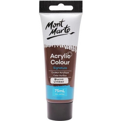 Mont Marte 27 Burnt Umber Ακρυλικό Χρώμα Ζωγραφικής 75ml
