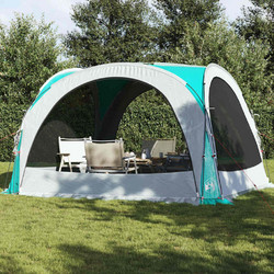 vidaXL Τέντα Παραλίας Πράσινη 360x360x215cm 94370