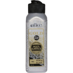 Artdeco 502 Multi Surface Silver Ακρυλικό Χρώμα Ζωγραφικής 140ml