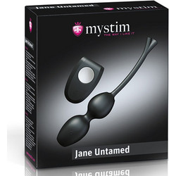 Mystim Jane Untamed Κολπικές Μπάλες με Δόνηση Μαύρες