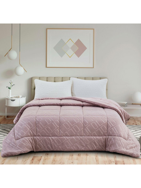 Cosmin Κουβερτοπάπλωμα Υπέρδιπλο 220x240 Reliefs Pink 4000150
