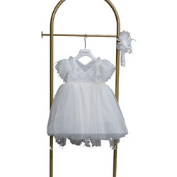 Stova Bambini Βαπτιστικό Φόρεμα 2τμχ SS26G17