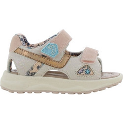 Safety Jogger Παιδικά Πέδιλα για Κορίτσι Ανατομικά Μπεζ Ροζ SJ644781
