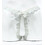 Cottonhill Γυναικείο Sexy String Αυτοκινήτου με Δαντέλα Λευκό 0929