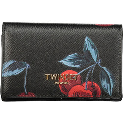 TWINSET Μεγάλο Γυναικείο Πορτοφόλι με Clip Μαύρο 261TL8030