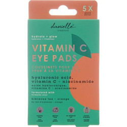 Danielle Brightening Vitamin C & Aloe Eye Patches για Ενυδάτωση & Λάμψη με Αλόη 10τμχ