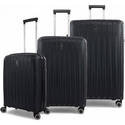 Rain RB80152 Σετ Βαλίτσες 3τμχ Μαύρες
