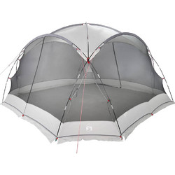 vidaXL Τέντα Παραλίας Λευκή 434x434x230cm 4100696