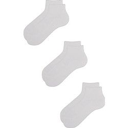 Dimisocks Ανδρικές Κάλτσες Κοντές Λευκές 3Pack DSECO3-3