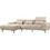 HomeMarkt Divya Γωνιακός Καναπές Αριστερή Γωνία Μπεζ 264x175x99cm HM3267.11L