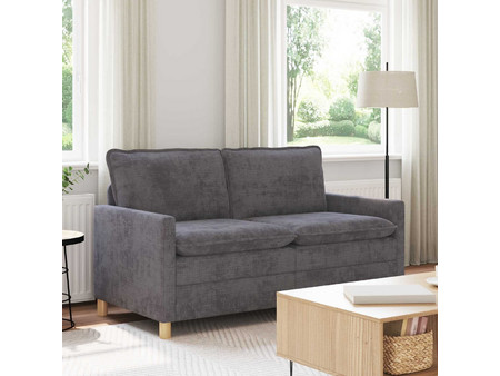 vidaXL Διθέσιος Καναπές Microfiber Ανθρακί 156x81x87cm 42028863
