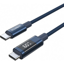Choetech XCC-1068 Braided USB-C to USB-C 60W 1.2m Blue