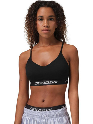 Jordan Sport Essentials Indy Αθλητικό Μπουστάκι με Χαμηλή Στήριξη & Αφαιρούμενη Ενίσχυση Μαύρο IF2255-010
