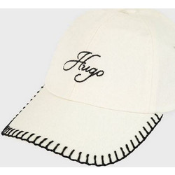Hugo Γυναικείο Καπέλο Jockey Υφασμάτινο Λευκό 50561320-115