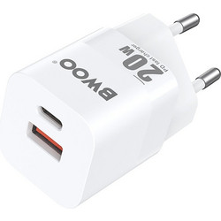 Bwoo CDA156 Φορτιστής χωρίς Καλώδιο με Θύρα USB-A & Θύρα USB-C 20W Power Delivery