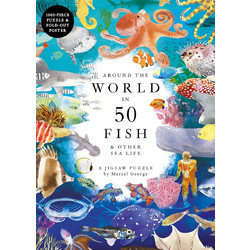 Puzzle Around the World in 50 Fish 1000 Κομμάτια