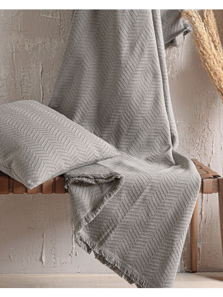 Rythmos Ριχτάρι Τετραθέσιου Καναπέ 180x330 Ewan Grey